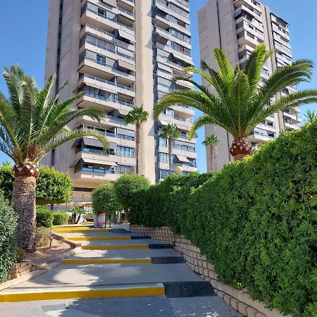 Apartamento Marinas 8o Con Vistas Al Mar Y Piscina By Vero Benidorm