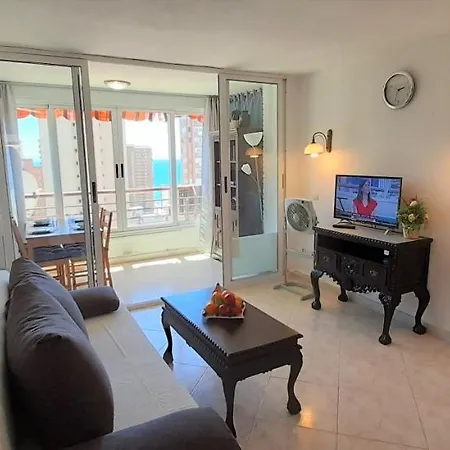 Sea View In Rincon De Loix- Free Parking, Pool, Wi-fi, New Air Conditioning Apartment *