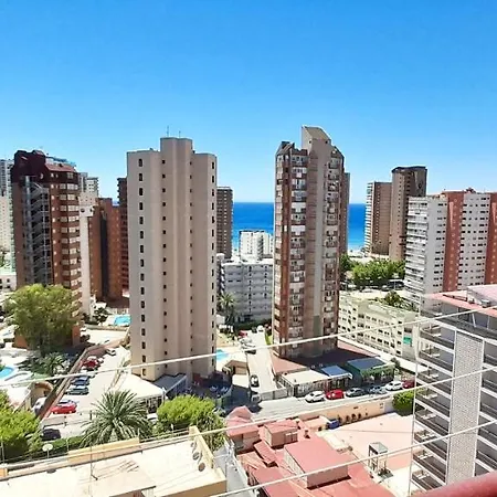 Sea View In Rincon De Loix- Free Parking, Pool, Wi-fi, New Air Conditioning Apartment Benidorm