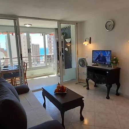 Sea View In Rincon De Loix- Free Parking, Pool, Wi-fi, New Air Conditioning Apartment