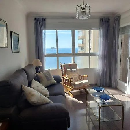 Piso En Primera Linea De Playa En Urbanizacion El Olivar * Benidorm