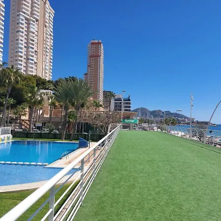 Piso En Primera Linea De Playa En Urbanizacion El Olivar Apartment Benidorm