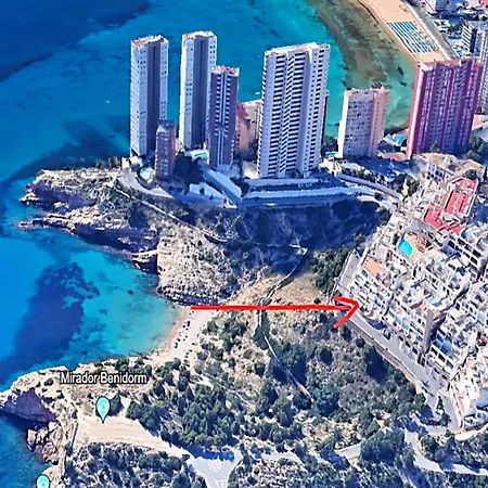 Spectacular Sea Views 2 Bedrooms In Marina Appartamento Benidorm