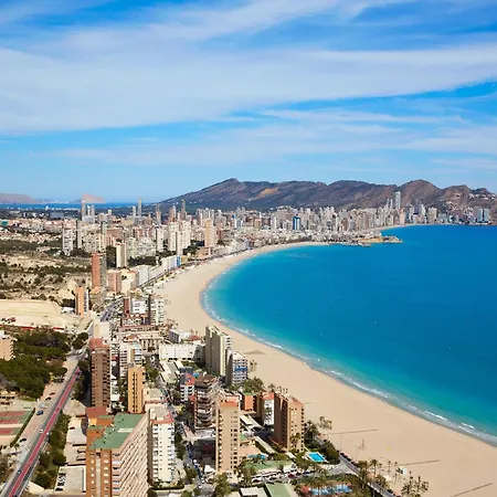 Tu Paraiso Costero En Playa De Poniente, Vistas Al Mar, Arena Dorada Y Un Entorno De Lujo Benidorm