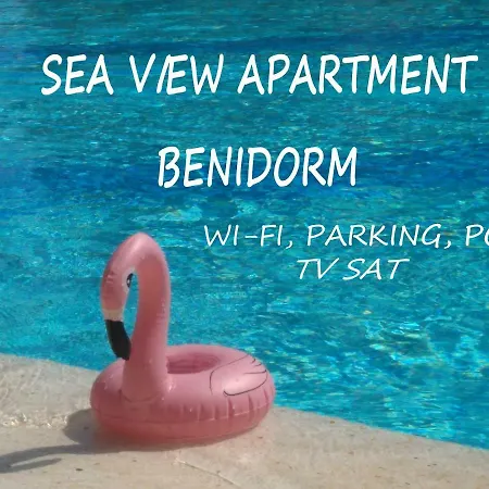 Sea View In Rincon De Loix- Free Parking, Pool, Wi-fi, New Air Conditioning Apartment Benidorm