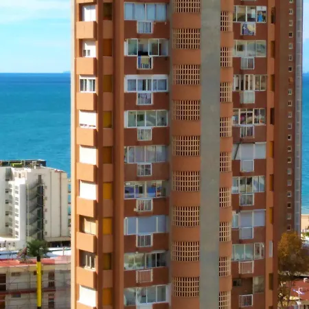 Sea View In Rincon De Loix- Free Parking, Pool, Wi-fi, New Air Conditioning Benidorm