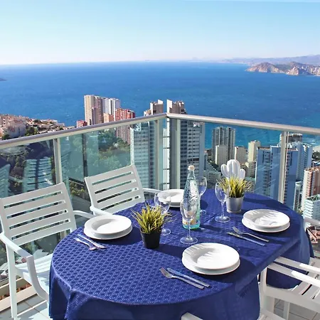 High Rise On The 39th Floor With Private Terrace And Sea Views * Benidorm