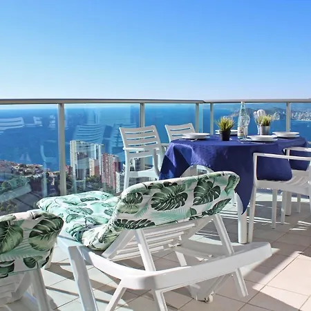 Apartment High Rise On The 39th Floor With Private Terrace And Sea Views Benidorm