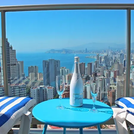 Apartman Skyline 20 De Lujo Con Terraza Privada Y Vistas Al Mar Benidorm