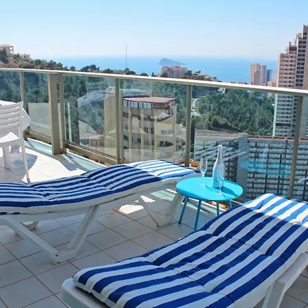 Skyline 20 De Lujo Con Terraza Privada Y Vistas Al Mar Apartment Benidorm