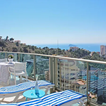 Skyline 20 De Lujo Con Terraza Privada Y Vistas Al Mar Apartment Benidorm