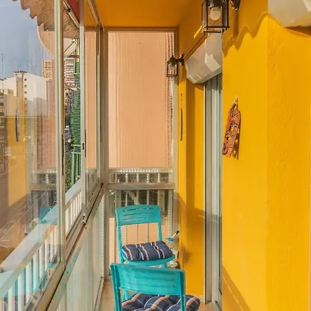 2br Flat - Aircon - 5 Min Walk To Beach Appartamento Benidorm