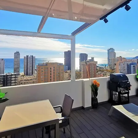 Penthouse Cervantes Sea View Apartment Benidorm