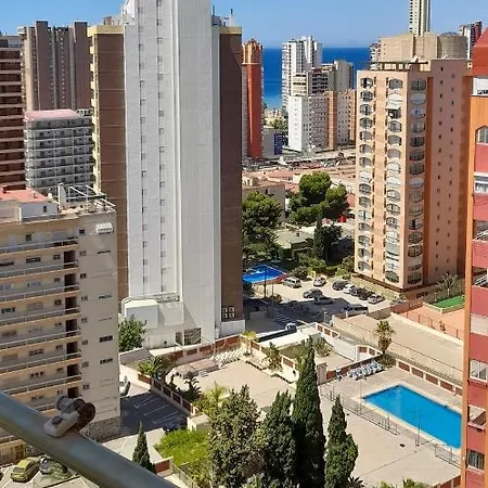 Agustina In Rincon De Loix -free Parking, Wi-fi, Pool, New Air Conditioning, Sea View Benidorm