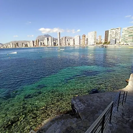 Estudio Primera Linea Con Acceso Privado Al Mar * Benidorm