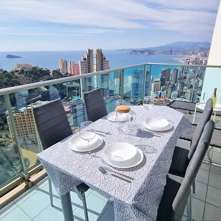 Terraza Privada Y Soleada Con Vistas Al Mar - Planta 26 * Benidorm