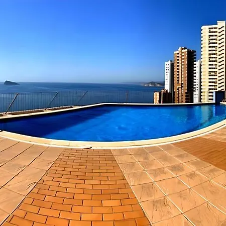 Apartment Spectacular Sea Views 2 Bedrooms In Marina Benidorm