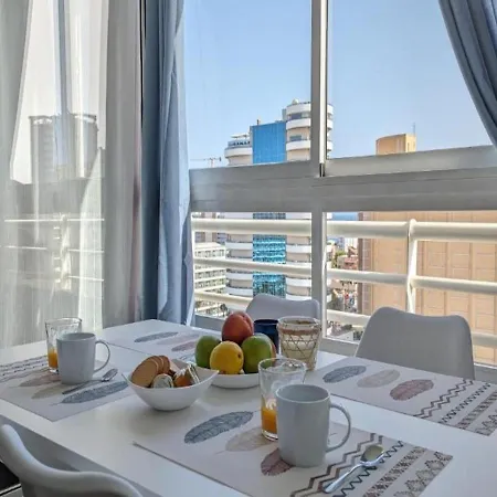 Piso Con Vista En Torre Domo 16 Playa Levante * Benidorm