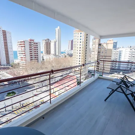 아파트 Con Terraza A 1 Minuto De La Playa 베니돔