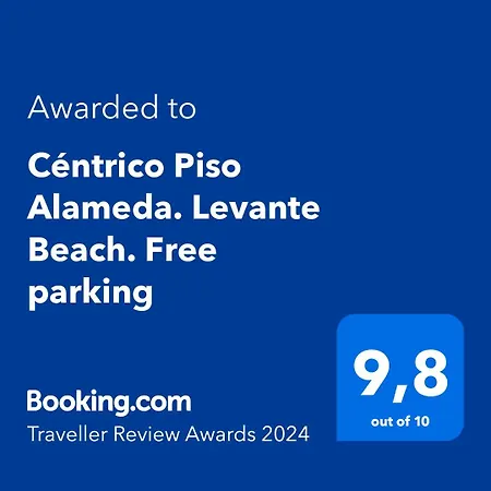 Centrico Piso Alameda. Levante Beach. Free Parking Apartment Benidorm