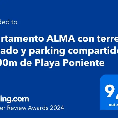 펜션 Alma Con Terreno Privado Y Parking Compartido - A 800m De Playa Poniente *