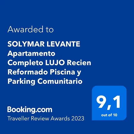 Solymar Levante Completo Con Piscina Y Parking Comunitario Apartment *