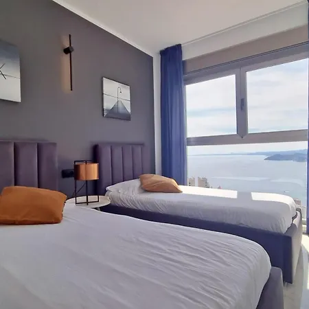 Apartamento Planta 37: Terraza Privada Con Vistas Al Mar Benidorm