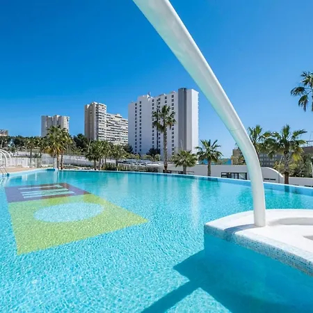 Lujo En Sunset Waves Sauna Tenis Vistas Al Mar Gym * Benidorm