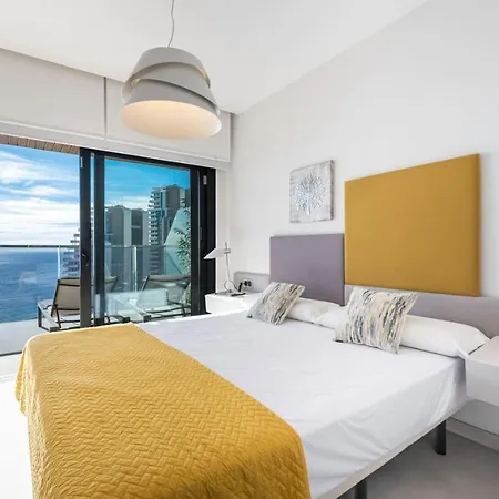 Lujo En Sunset Waves Sauna Tenis Vistas Al Mar Gym Apartment *