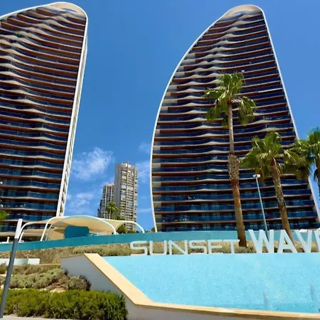 люкс аппартаменты с фантастическим видом Sunset Waves * Benidorm