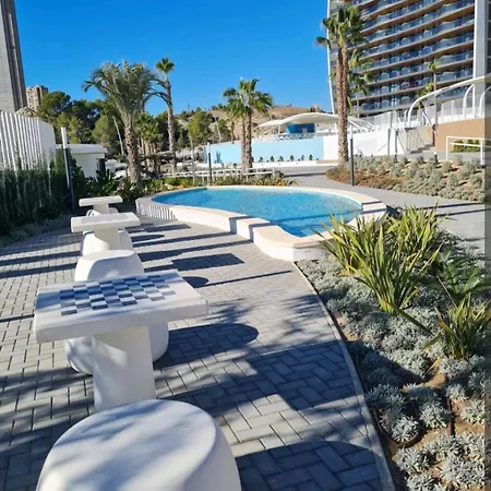 люкс аппартаменты с фантастическим видом Sunset Waves Apartment Benidorm