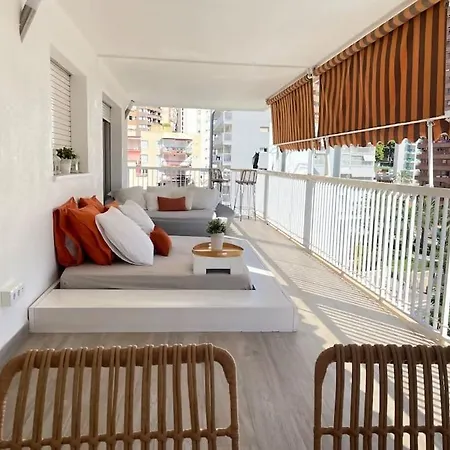 Apartment Noir Fabulosa Terraza Con Vistas Al Mar 2hb Benidorm