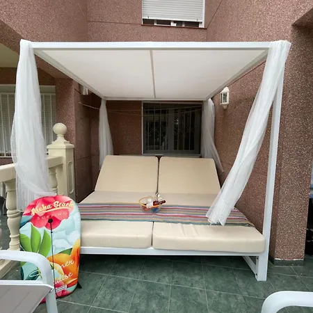 Apartment Super Terrace Levante Front Line Ranchos Self Check-in, Free Parking *