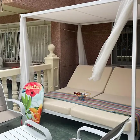 Apartment Super Terrace Levante Front Line Ranchos Self Check-in, Free Parking *