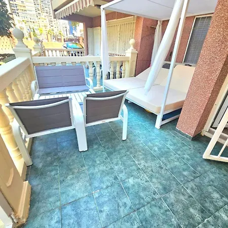 Apartment Super Terrace Levante Front Line Ranchos Self Check-in, Free Parking *