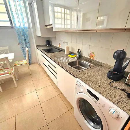 Apartment Super Terrace Levante Front Line Ranchos Self Check-in, Free Parking *
