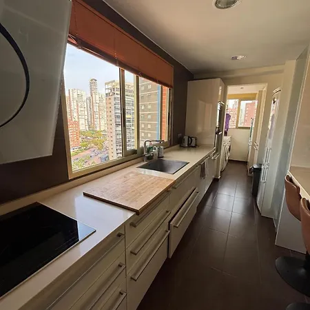 Avec Vue Sur La Et Les Montagnes 360 M De La Apartment Benidorm