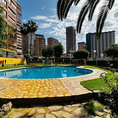 Apartment Avec Vue Sur La Et Les Montagnes 360 M De La Benidorm