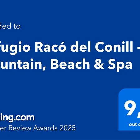 Refugio Raco Del Conill - Mountain, & * Benidorm
