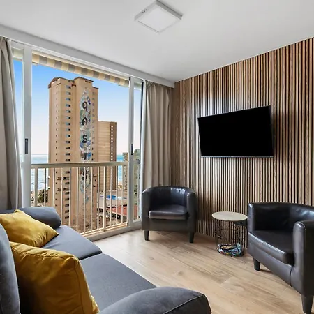 Reformed Sea Views In With Ac And Pool * Benidorm