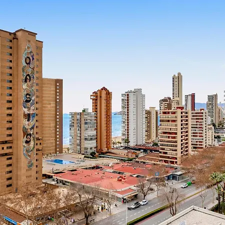Reformed Sea Views In With Ac And Pool Benidorm