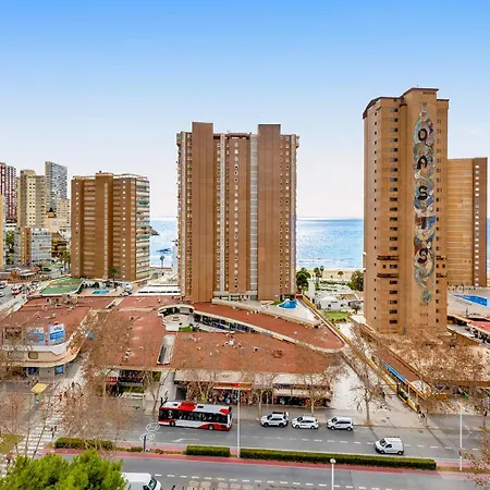 Reformed Sea Views In With Ac And Pool Apartment Benidorm
