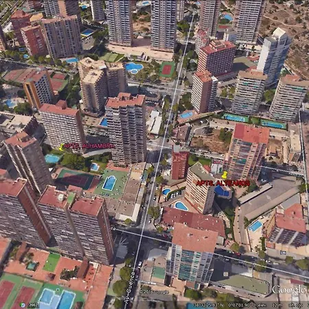 ºººcon Aire Acond, Parking, Piscina Y Jardin Apts Alhambra En Playa Levante Apartamento Benidorm