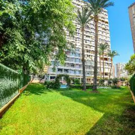 Apartamento ºººcon Aire Acond, Parking, Piscina Y Jardin Apts Alhambra En Playa Levante *