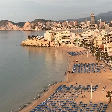 1ª Linea Playa Levante, Garage, Wifi, Climatizacion Benidorm