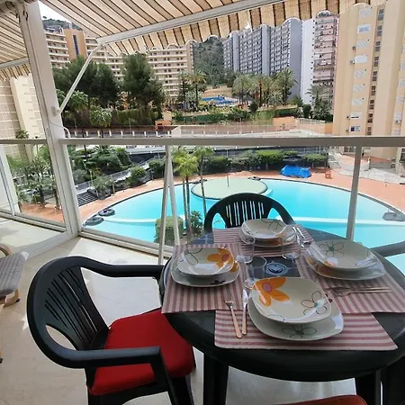 Ideal Familias En Urbanizacion De Lujo A 600m De La Playa Levante Con Wifi, Ac Y Parking * ベニドルム