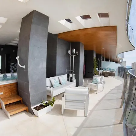 Sunset Waves Julieta Vistas Al Mar Premium 200 Mt2 Con Jacuzzi En Terraza شقة
