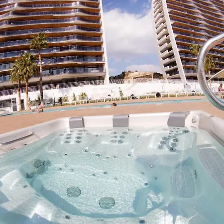 Sunset Waves Julieta Vistas Al Mar Premium 200 Mt2 Con Jacuzzi En Terraza * بينايدورم