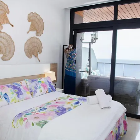 شقة Sunset Waves Julieta Vistas Al Mar Premium 200 Mt2 Con Jacuzzi En Terraza