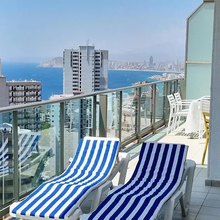 Skyline 10 De Lujo Con Gran Terraza Privada Y Vistas ベニドルム